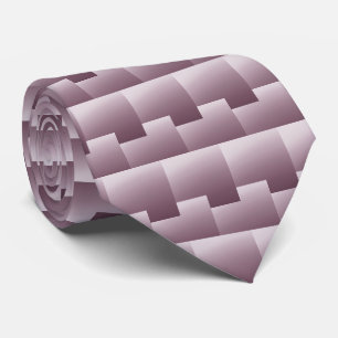 Contemporary Light Plum Red Pattern  Tie