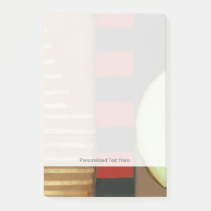 Contemporary Loft Style Panelled Painting Post-it Notes