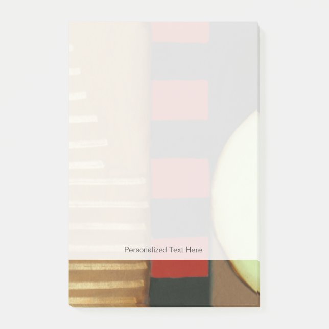 Contemporary Loft Style Panelled Painting Post-it Notes (Front)