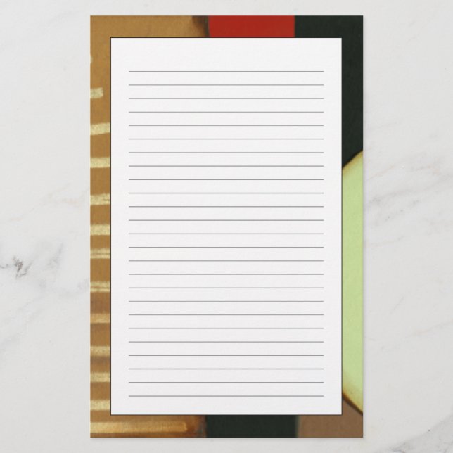 Contemporary Loft Style Panelled Painting Stationery (Front)