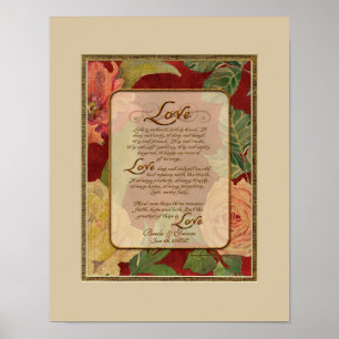 Contemporary Love Chapter 1 Corinthians 13 Poster