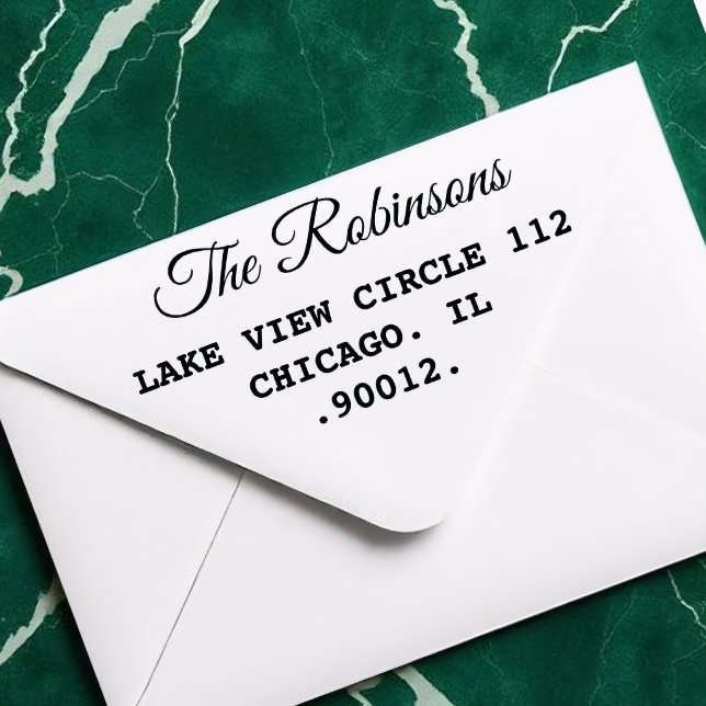 Contemporary Minimalist Address Stamp (Creator Uploaded)