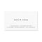 Contemporary Minimalist Business Card