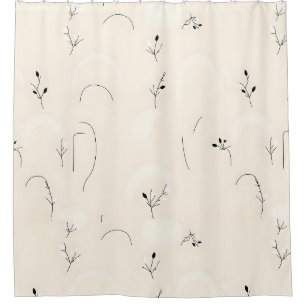 Contemporary Minimalist Shower Curtain