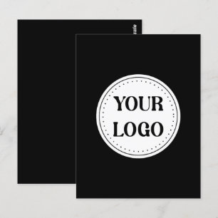 Contemporary, minimalist, simple, and professional postcard