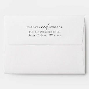 Contemporary Minimalist Wedding Envelope