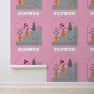 Contemporary Modern Boho Wallpaper