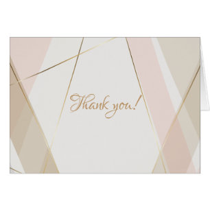 Contemporary Modern Geometric Stripes Blush Sand