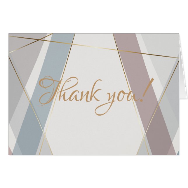 Contemporary Modern Geometric Stripes Taupe Slate (Front Horizontal)