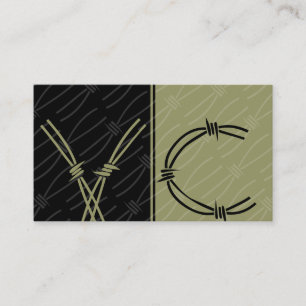 Contemporary Monogram Business Cards
