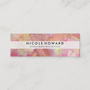 Contemporary Pattern Mini Business Card