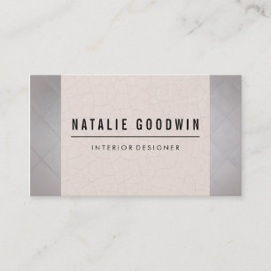 Contemporary Patterns Interior Business Card