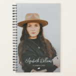 Contemporary Personalised Photo Planne Planner<br><div class="desc">Modern and elegant design printed Contemporary Personalised Photo Planner that can be customised with your text. Please click the "Customise it" button and use our design tool to modify this template. Check out the Graphic Art Design store for other products that match this design!</div>