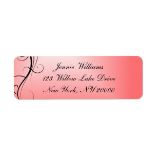 Contemporary Pink and Black Vector Gradient 