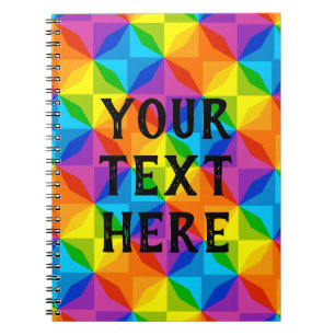 Contemporary Rainbow Notebook