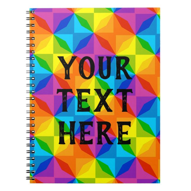 Contemporary Rainbow Notebook (Front)
