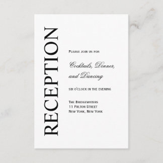 CONTEMPORARY Reception Cards