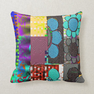 Contemporary: Retro Pop Art Style Cushion