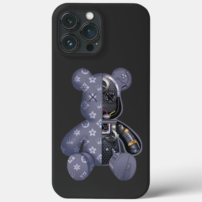 Contemporary Robot Bear Case-Mate iPhone Case (Back)