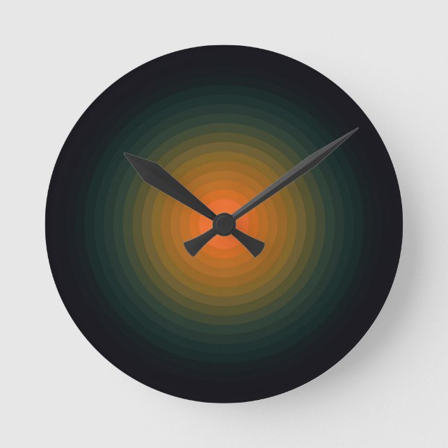 Contemporary  round clock (Front)