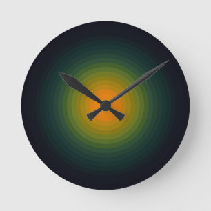 Contemporary  round clock