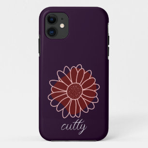 Contemporary Rustic Sunflower Case-Mate iPhone Case