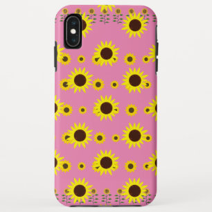 Contemporary Rustic Sunflower Pattern Case-Mate iPhone Case