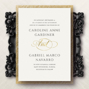 Contemporary Script Typography Wedding