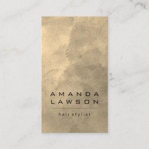Contemporary Sepia Watercolor Grunge (appointment) Appointment Card