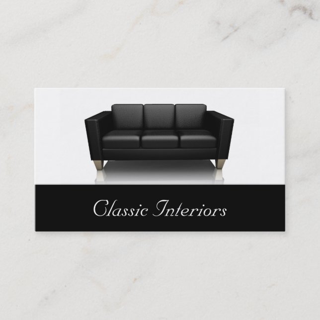 Contemporary Sofa Business Card (Front)