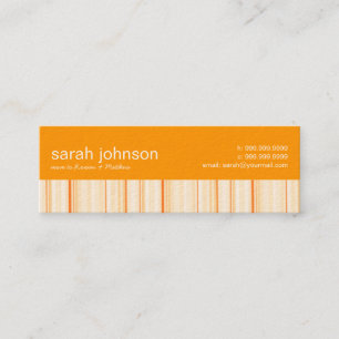 Contemporary Stripes Mummy Calling Card