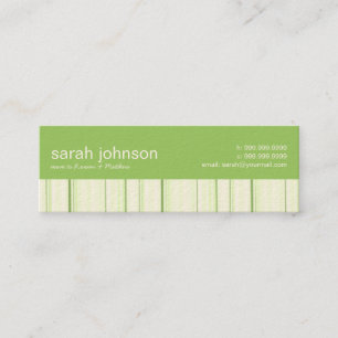 Contemporary Stripes Mummy Calling Card