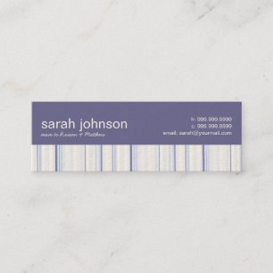 Contemporary Stripes Mummy Calling Card