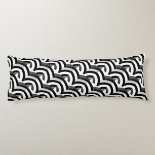 contemporary stylish elegant chevrons body cushion