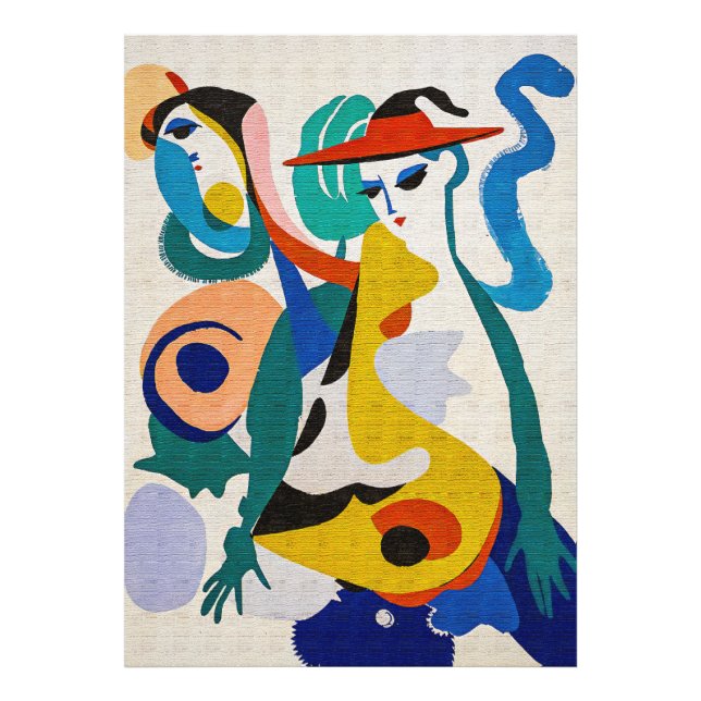 Contemporary Surrealism Colorful Geometric Fine Ar Photo Print (Front)