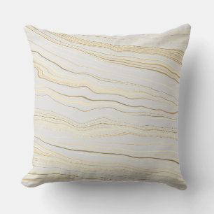 Contemporary Taupe Linen Pattern    Cushion