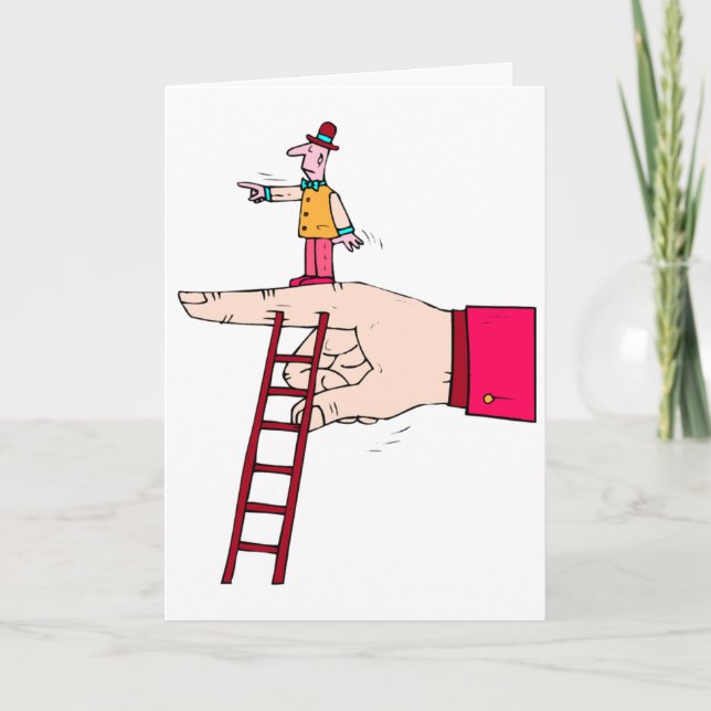 Contemporary  Thank You  Card (Front)