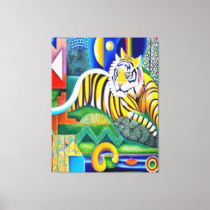 Contemporary Tiger Art - Eye-Catching Decor