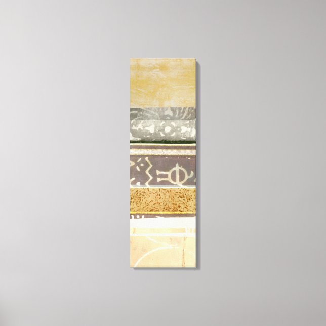 Contemporary Tribal Pattern Painting Canvas Print (Front)