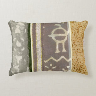 Contemporary Tribal Pattern Painting Decorative Cushion
