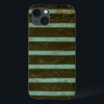 Contemporary Turquoise Air Grate iPhone 13 Case<br><div class="desc">A contemporary turquoise air grate is the subject of this work by Jennifer Goldberger. Rust stains show on the grate,  giving it a well used feel. A fun print,  order yours today!</div>