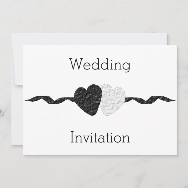 Contemporary Wedding Invitation (Front)
