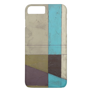 Contemporay Minimalist Painting with Deep Colour Case-Mate iPhone Case