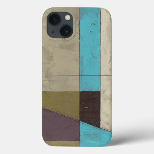 Contemporay Minimalist Painting with Deep Colour iPhone 13 Case