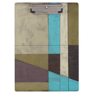 Contemporay Minimalist Painting with Deep Colour Clipboard