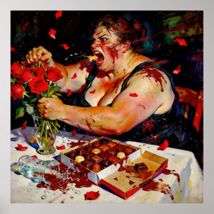 Contempt for Red Roses – A Portrait of Raw Anger Poster