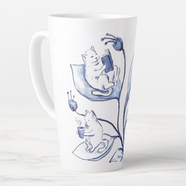 Content Cat Cup (Left Angle)