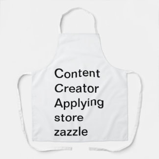Content creator apron