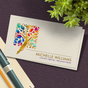 Content Creator - Copywriter - Freelance Writer Business Card