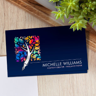 Content Creator - Copywriter - Freelance Writer Business Card
